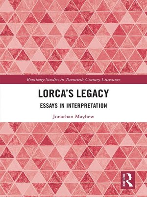 cover image of Lorca's Legacy